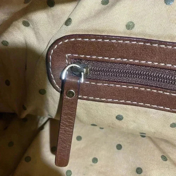 Kate Spade Brown and Green Paisley Hobo Bag - Picture 15 of 16